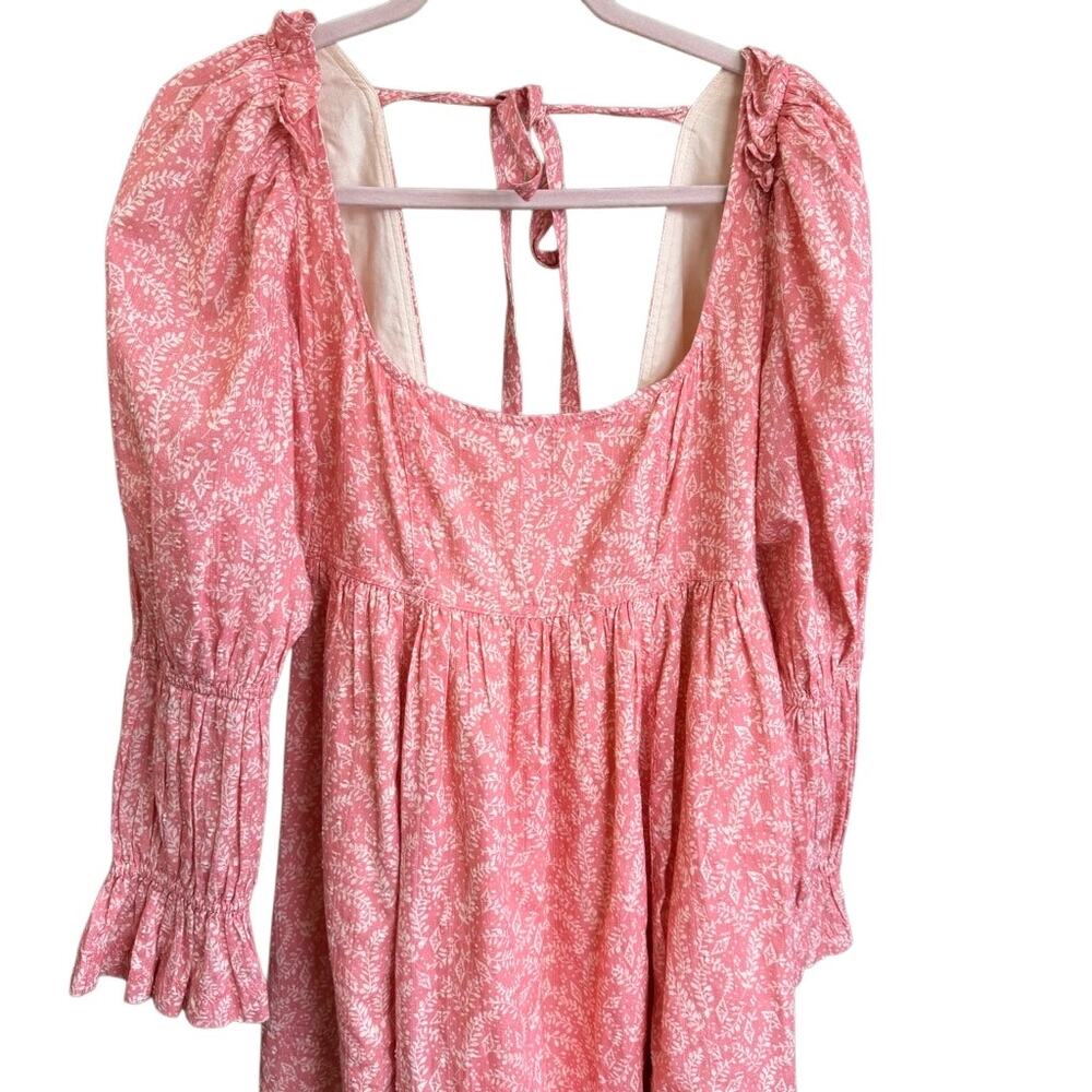 Anthropologie Pilcro Long Sleeve Babydoll Mini Dress‎ Size Medium MSRP $158 Puff - Picture 11 of 15
